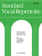 Standard Vocal Repertoire, Volume 1 Vocal Solo & Collections sheet music cover